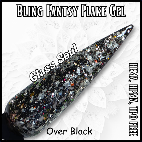 ULTRA Glass Soul - Fantasy Flake Glitter Gel - HEMA, HPMA, TPO Free