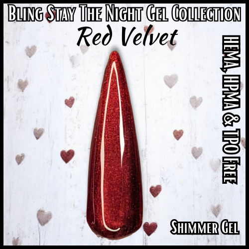 Stay The Night Red Gel Collection - HEMA, HPMA, TPO Free