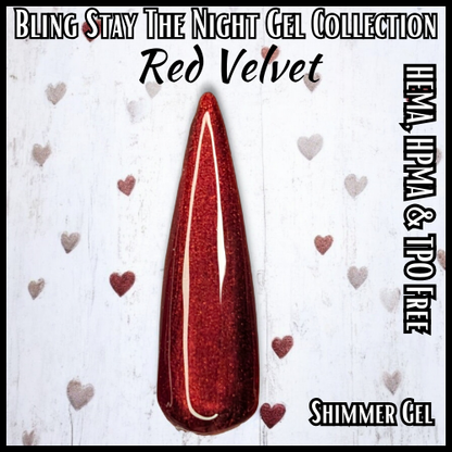 Stay The Night Red Gel Collection - HEMA, HPMA, TPO Free