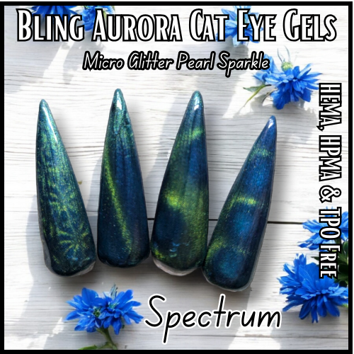 Spectrum - Cat Eye Aurora Pearl Gel Polish - HEMA, HPMA, TPO Free