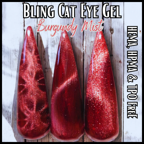 Burgundy Mist Cat Eye Gel - HEMA HPMA TPO Free
