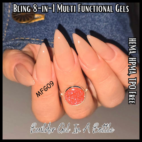 8 in 1 Multi Functional Color Builder Gel - MFG08, MFG09, MFG10 - HEMA, HPMA, TPO Free
