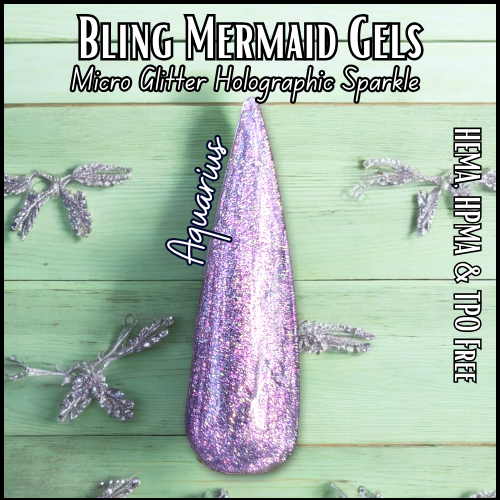 Aquarius & Purple Craze Gel Mani - HEMA, HPMA, TPO Free