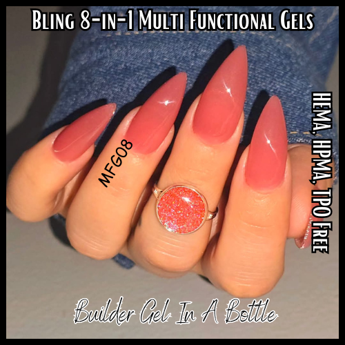 8 in 1 Multi Functional Color Builder Gel - MFG08 - HEMA, HPMA, TPO Free