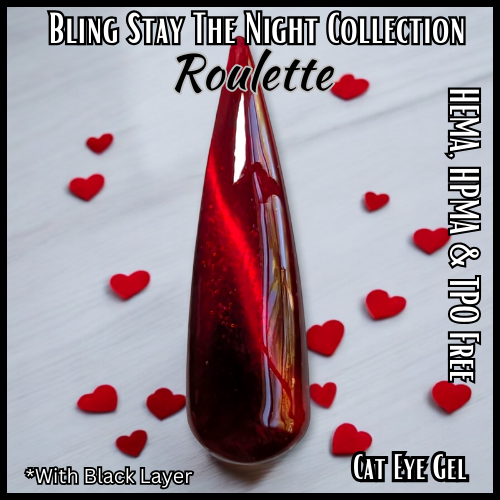 Stay The Night Red Gel Collection - HEMA, HPMA, TPO Free