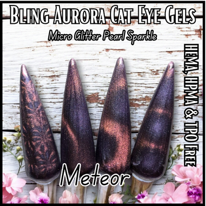 Meteor - Cat Eye Aurora Pearl Gel Polish - HEMA, HPMA, TPO Free