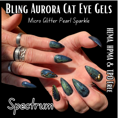 Aurora Pearl Cat Eye Gels - HEMA, HPMA, TPO Free