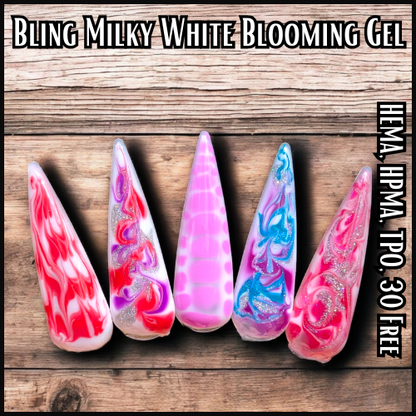 Jelly Gels Marble Mani - Turquoise Waters, Mint Jelly, Purple Crush, Hot Pink, Raspberry Jam, Mulberry Tart - HEMA HPMA TPO Free