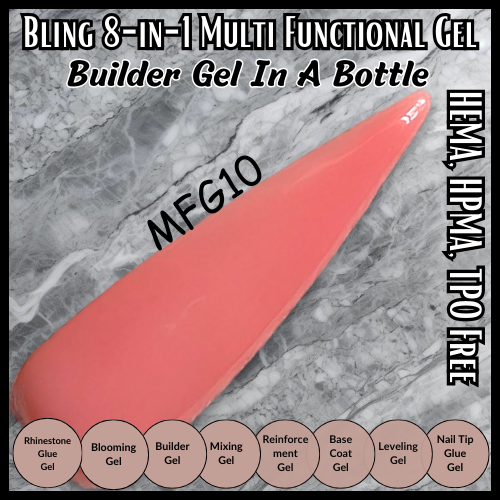 8 in 1 Multi Functional Color Builder Gel - MFG08, MFG09, MFG10 - HEMA, HPMA, TPO Free