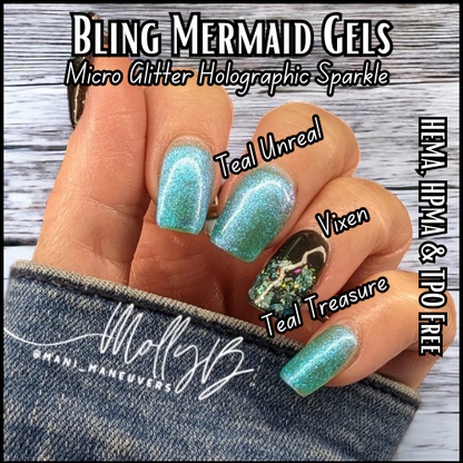 Teal Unreal - Mermaid Gels - HEMA, HPMA, TPO Free