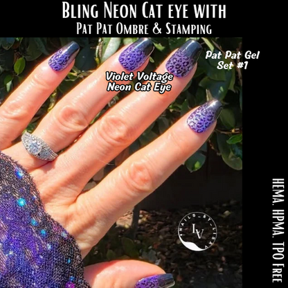 ULTRA Violet Voltage Neon Cat Eye  - HEMA, HPMA, TPO Free