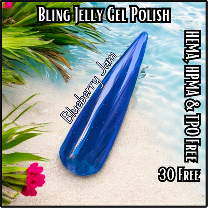 Blueberry Jam Jelly Gel Polish - HEMA, HPMA, TPO Free