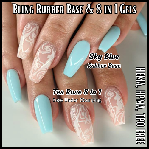 8 in 1 Tea Rose Multi Functional Color Builder Gels - MFG14 - HEMA, HPMA, TPO Free