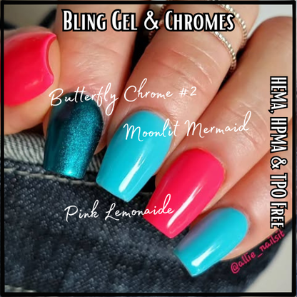 Moonlit Mermaid Rubber Base Solid Gel - HEMA, HPMA, TPO Free