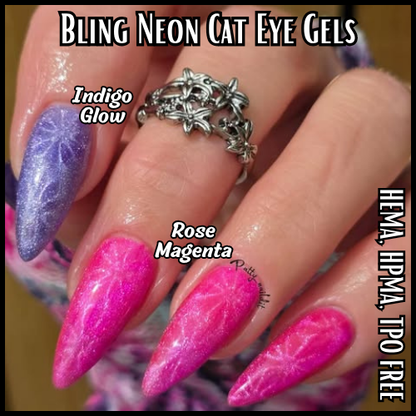 Rose Magenta Neon Cat Eye Gel - Original Formula - HEMA, HPMA, TPO Free