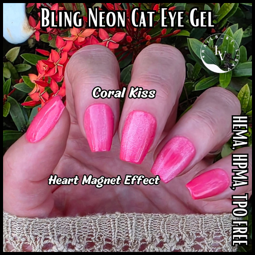 ULTRA Coral Kiss Neon Cat Eye  - HEMA, HPMA, TPO Free