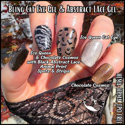 Metallic Cat Eye Gels - Ice Queen, Shimmering Embers, Fashionably Latte, Chocolate Cosmos, Espresso Martini - HEMA, HPMA, TPO Free