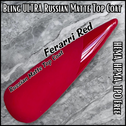 ULTRA Russian Matte Top Coat - Powder Resistant - HEMA, HPMA, TPO Free