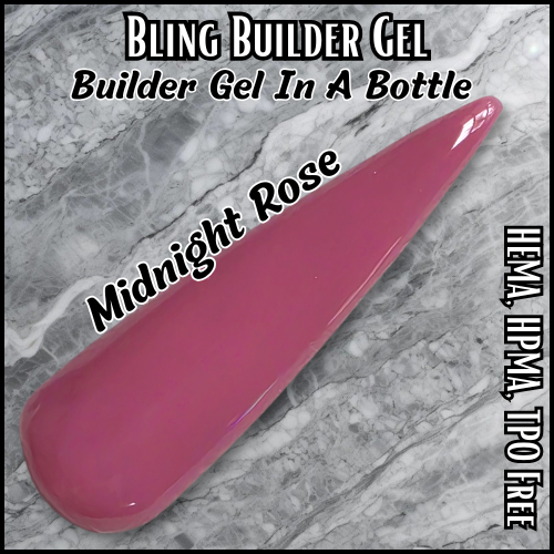 ULTRA Midnight Rose Builder Gel - HEMA, HPMA, TPO Free