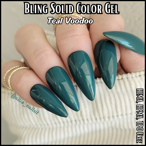 ULTRA Teal Voodoo Solid Color Gel - HEMA, HPMA, TPO Free
