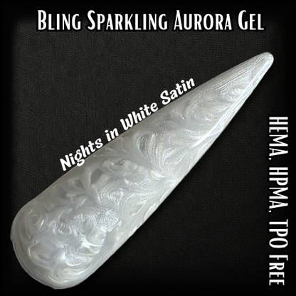 ULTRA Nights in White Satin Sparkling Aurora Gel - HEMA, HPMA, TPO Free