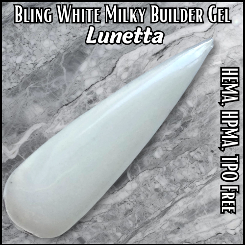 Lunetta - Milky White Builder Gel in a Bottle - HEMA, HPMA, TPO Free