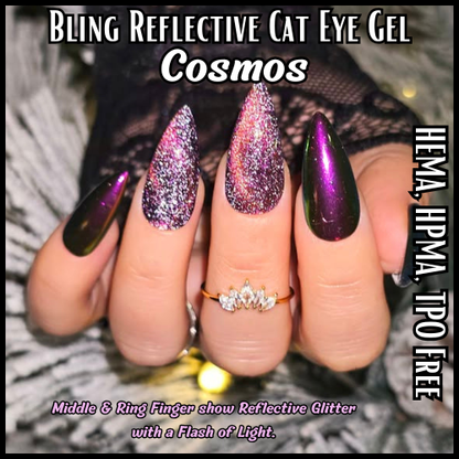 Cosmos Cat Eye Gel Mani - Reflective Cat Eye - HEMA HPMA TPO Free