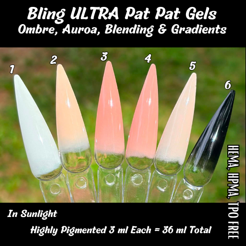 ULTRA PAT PAT Gel Set of 12 Gels - HEMA, HPMA, TPO Free