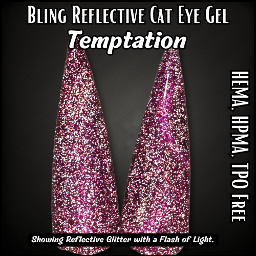 Temptation Cat Eye Gel - Reflective Cat Eye - HEMA HPMA TPO Free