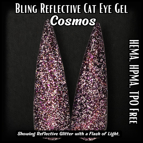 Cosmos Cat Eye Gel Mani - Reflective Cat Eye - HEMA HPMA TPO Free
