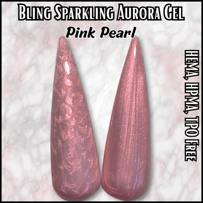 ULTRA Pink Pearl Sparkling Aurora k Gel - HEMA, HPMA, TPO Free