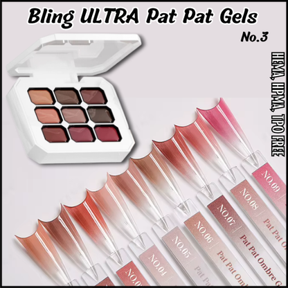 ULTRA PAT PAT 9 Gel Set #3 - HEMA, HPMA, TPO Free