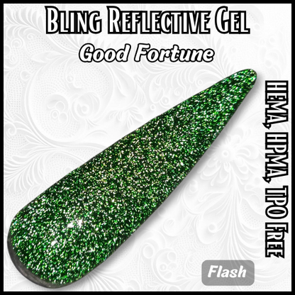 Good Fortune Green Reflective Gel - HEMA, HPMA, TPO Free