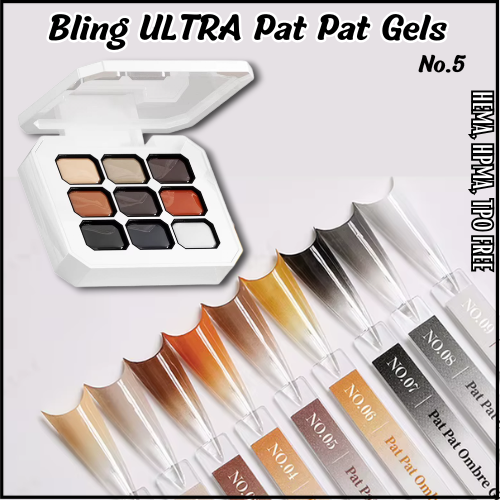 ULTRA PAT PAT 9 Gel Set #5 - HEMA, HPMA, TPO Free