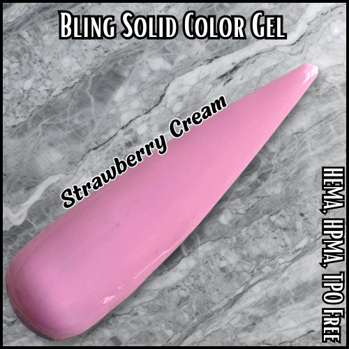 ULTRA Strawberry Cream Solid Color Gel - HEMA HPMA TPO Free