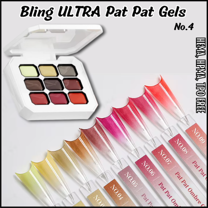 ULTRA PAT PAT 9 Gel Set #4 - HEMA, HPMA, TPO Free