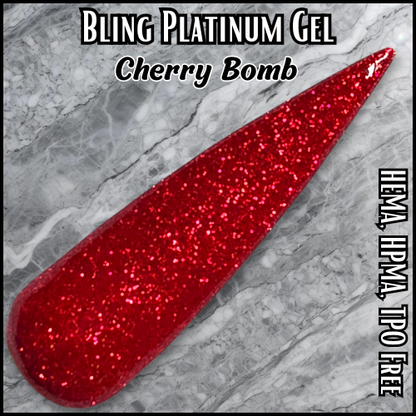 ULTRA Silver Dust, Cherry Bomb & Summer Daze Glitter Gel Polish - HEMA, HPMA, TPO Free