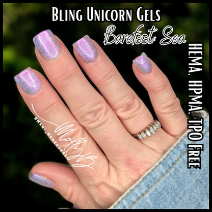 Barefoot Sea Unicorn Gel Mani - HEMA, HPMA, TPO Free