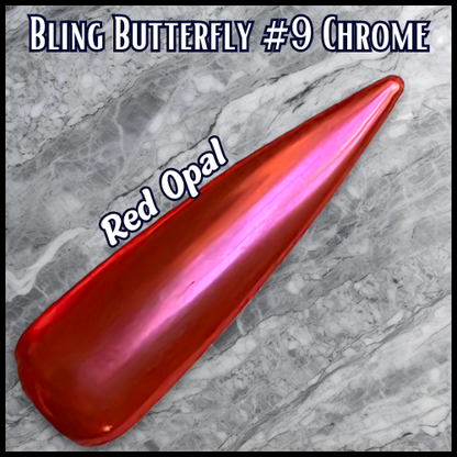 Red Opal - Butterfly #9 Chrome Powder