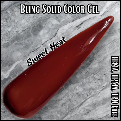 Sweet Heat Solid Color Gel - HEMA, HPMA, TPO Free