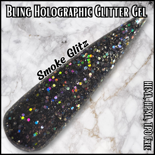 ULTRA Smoke Glitz Gel - HEMA, HPMA, TPO Free