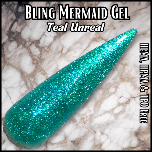 Teal Unreal - Mermaid Gels - HEMA, HPMA, TPO Free