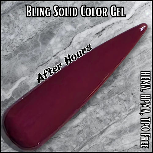 After Hours Solid Gel - HEMA HPMA TPO Free