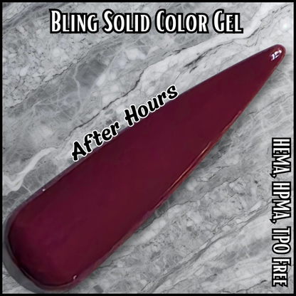 After Hours Solid Gel - HEMA HPMA TPO Free