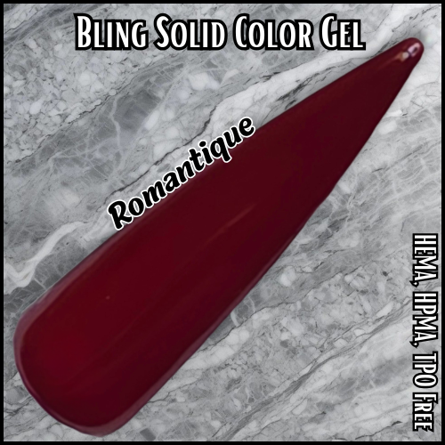ULTRA Romantique Deep Red Solid Gel - HEMA, HPMA, TPO Free