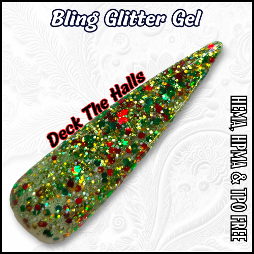 Deck The Halls Glitter Gel - HEMA, HPMA, TPO Free