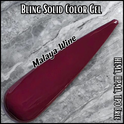 Malaya Wine Solid Gel - HEMA HPMA TPO Free