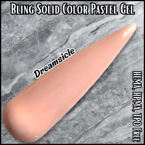 ULTRA Dreamsicle Pastel Solid Color Gels - HEMA HPMA TPO Free