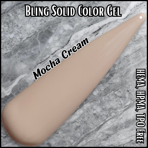 Mocha Cream Solid Color Gel - HEMA, HPMA, TPO Free