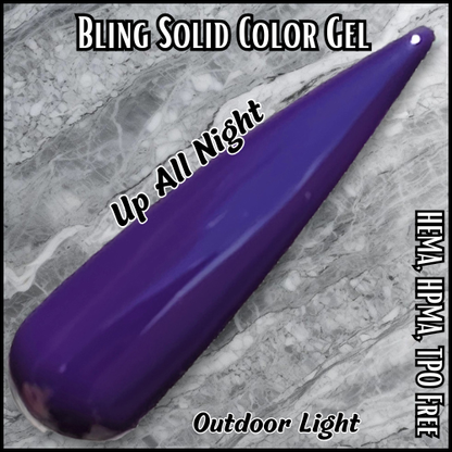 Up All Night Jewel Solid Color Gel - HEMA, HPMA, TPO Free